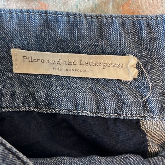 Anthropologie Pilcro Ultra High-Rise Cropped Wide-Leg Jeans - Picture 9 of 11